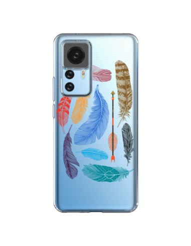 Coque Xiaomi 12T/12T Pro Plume Feather Couleur Transparente - Rachel Caldwell