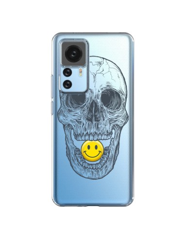 Cover Xiaomi 12T/12T Pro Teschio Sorriso Trasparente - Rachel Caldwell