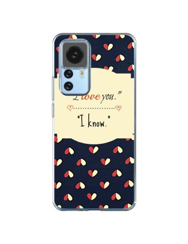 Cover Xiaomi 12T/12T Pro I Love you - R Delean