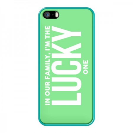 Coque In our family i'm the Lucky one pour iPhone 5 et 5S - Jonathan Perez