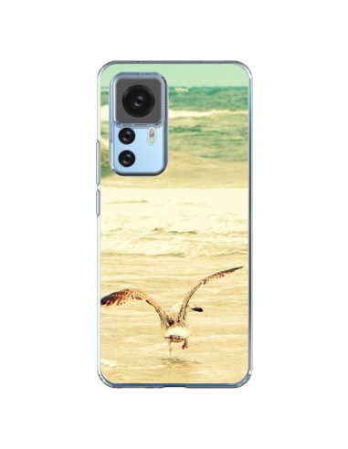 Cover Xiaomi 12T/12T Pro Gabbiano Mare Oceano Sabbia Spiaggia Paesaggio - R Delean