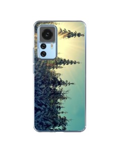 Coque Xiaomi 12T/12T Pro Hiver Paysage Neige Montagnes Sapins Ski - R Delean