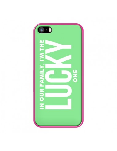 Coque In our family i'm the Lucky one pour iPhone 5 et 5S - Jonathan Perez