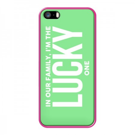 Coque In our family i'm the Lucky one pour iPhone 5 et 5S - Jonathan Perez