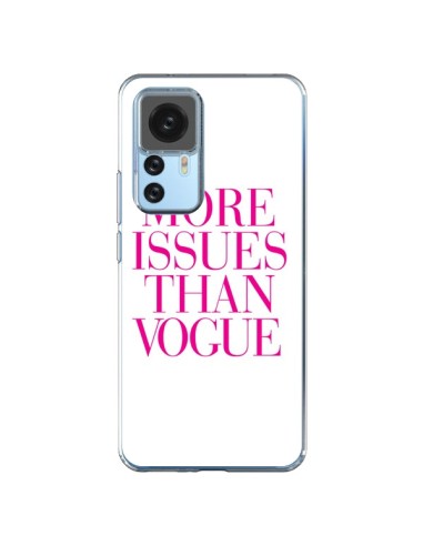 Coque Xiaomi 12T/12T Pro More Issues Than Vogue Rose Pink - Rex Lambo
