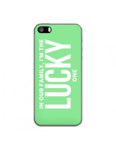 Coque In our family i'm the Lucky one pour iPhone 5 et 5S - Jonathan Perez
