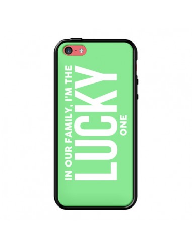 Coque In our family i'm the Lucky one pour iPhone 5C - Jonathan Perez