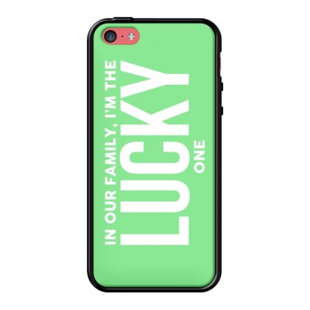 Coque In our family i'm the Lucky one pour iPhone 5C - Jonathan Perez