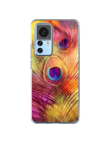 Xiaomi 12T/12T Pro Case Plume Peacock Multicolor - Sylvia Cook