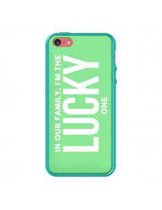 Coque In our family i'm the Lucky one pour iPhone 5C - Jonathan Perez 2