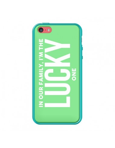 Coque In our family i'm the Lucky one pour iPhone 5C - Jonathan Perez