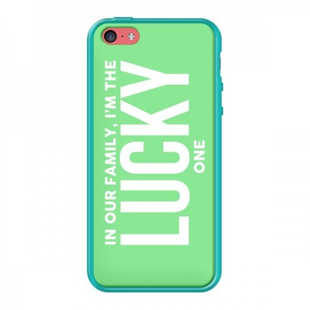 Coque In our family i'm the Lucky one pour iPhone 5C - Jonathan Perez