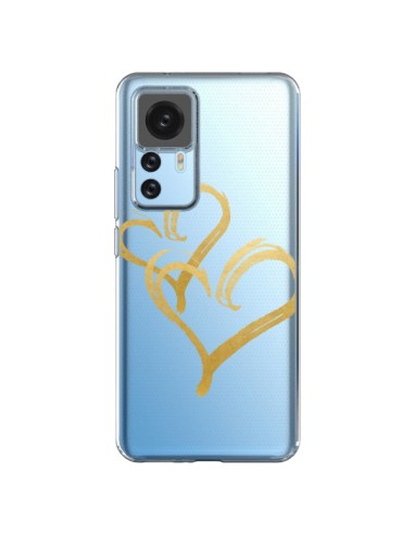 Xiaomi 12T/12T Pro Case Due Hearts Love Clear - Sylvia Cook