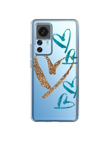 Cover Xiaomi 12T/12T Pro Cuore Amore Trasparente - Sylvia Cook