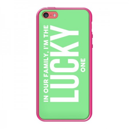 Coque In our family i'm the Lucky one pour iPhone 5C - Jonathan Perez
