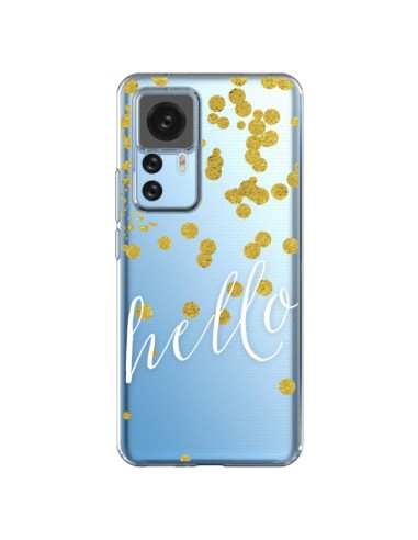 Cover Xiaomi 12T/12T Pro Hello Ciao Trasparente - Sylvia Cook