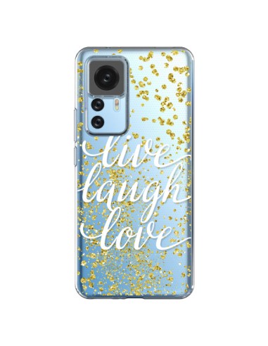 Xiaomi 12T/12T Pro Case Live, Laugh, Love Clear - Sylvia Cook