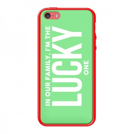 Coque In our family i'm the Lucky one pour iPhone 5C - Jonathan Perez