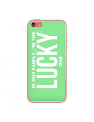 Coque In our family i'm the Lucky one pour iPhone 5C - Jonathan Perez