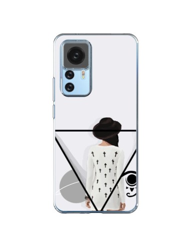 Xiaomi 12T/12T Pro Case Confusion Girl Eye Triangle - Sara Eshak