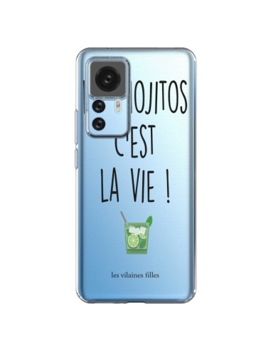 Cover Xiaomi 12T/12T Pro Les Mojitos, c'est la vie Trasparente - Les Vilaines Filles