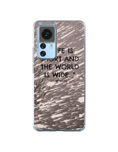 Coque Xiaomi 12T/12T Pro Life is short Foret - Tara Yarte