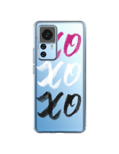 Coque Xiaomi 12T/12T Pro XoXo Rose Blanc Noir Transparente - Yohan B.