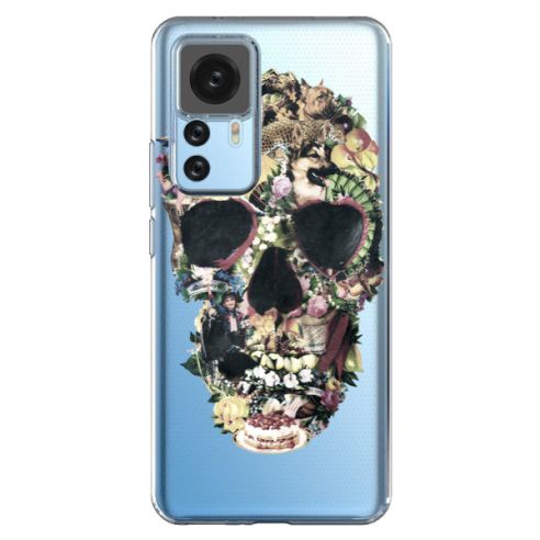 Coque Xiaomi 12T/12T Pro Skull Vintage Tête de Mort Transparente - Ali Gulec