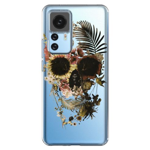 Xiaomi 12T/12T Pro Case Garden Skull Clear - Ali Gulec