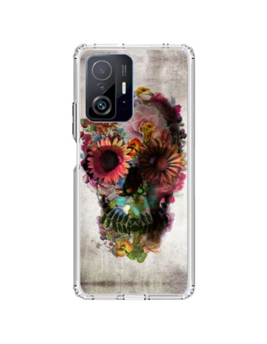 Xiaomi 11T / 11T Pro Case Skull Flowers - Ali Gulec