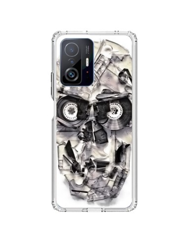 Coque Xiaomi 11T / 11T Pro Tape Skull K7 Tête de Mort - Ali Gulec