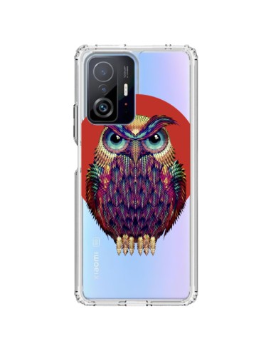 Coque Xiaomi 11T / 11T Pro Chouette Hibou Owl Transparente - Ali Gulec