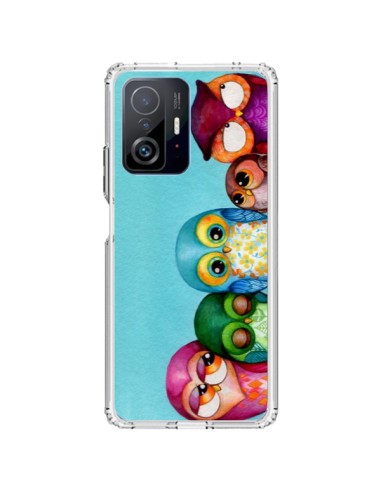 Coque Xiaomi 11T / 11T Pro Famille Chouettes - Annya Kai