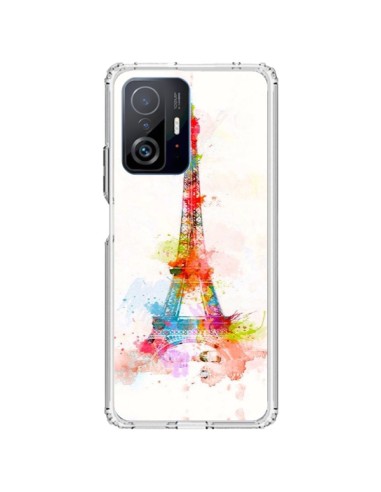 Coque Xiaomi 11T / 11T Pro Paris Tour Eiffel Muticolore - Asano Yamazaki