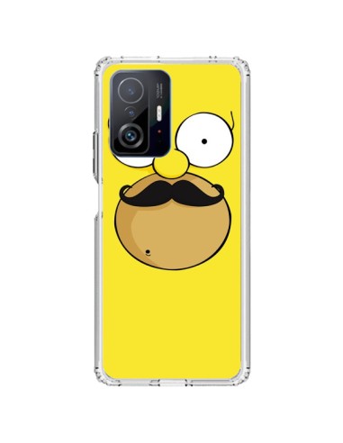 Coque Xiaomi 11T / 11T Pro Homer Movember Moustache Simpsons - Bertrand Carriere