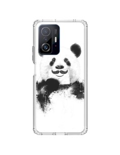 Xiaomi 11T / 11T Pro Case Funny Panda Moustache Movember - Balazs Solti
