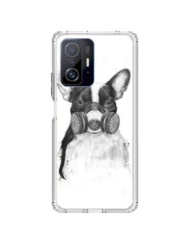 Coque Xiaomi 11T / 11T Pro Tagueur Bulldog Dog Chien Big City Life - Balazs Solti
