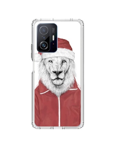 Coque Xiaomi 11T / 11T Pro Santa Lion Père Noel - Balazs Solti