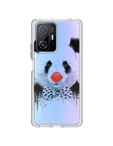 Cover Xiaomi 11T / 11T Pro Clown Panda Trasparente - Balazs Solti