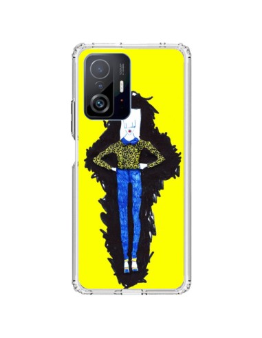 Coque Xiaomi 11T / 11T Pro Julie Femme Fashion Mode Jaune - Cécile