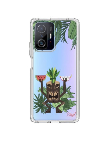 Coque Xiaomi 11T / 11T Pro Tiki Thailande Jungle Bois Transparente - Chapo