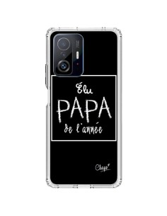 Coque Xiaomi 11T / 11T Pro Elu Papa de l'Année Noir - Chapo