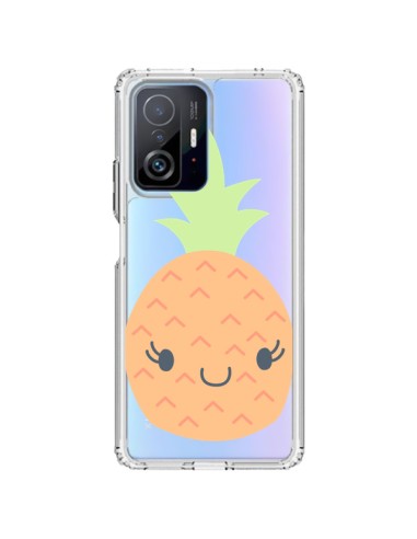 Xiaomi 11T / 11T Pro Case Pineapple Fruit Clear - Claudia Ramos