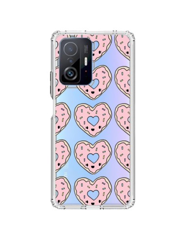 Xiaomi 11T / 11T Pro Case Donut Heart Pink Clear - Claudia Ramos