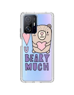 Xiaomi 11T / 11T Pro Case I Love You Beary Much Nounours Clear - Claudia Ramos