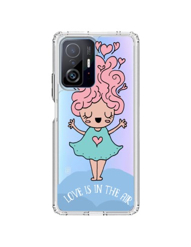 Cover Xiaomi 11T / 11T Pro Amore Is In The Air Ragazzina Trasparente - Claudia Ramos