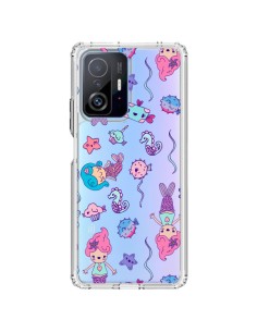 Coque Xiaomi 11T / 11T Pro Mermaid Petite Sirene Ocean Transparente - Claudia Ramos