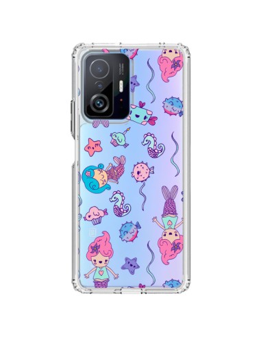 Coque Xiaomi 11T / 11T Pro Mermaid Petite Sirene Ocean Transparente - Claudia Ramos