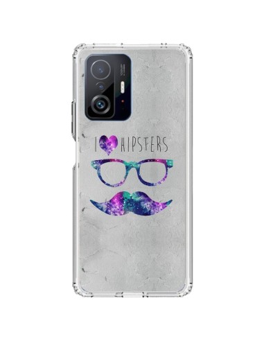 Coque Xiaomi 11T / 11T Pro I Love Hipsters - Eleaxart