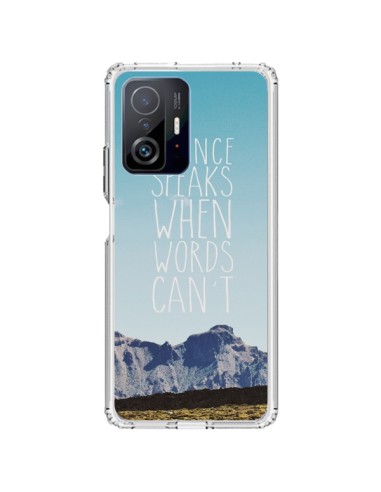 Coque Xiaomi 11T / 11T Pro Silence speaks when words can't paysage - Eleaxart